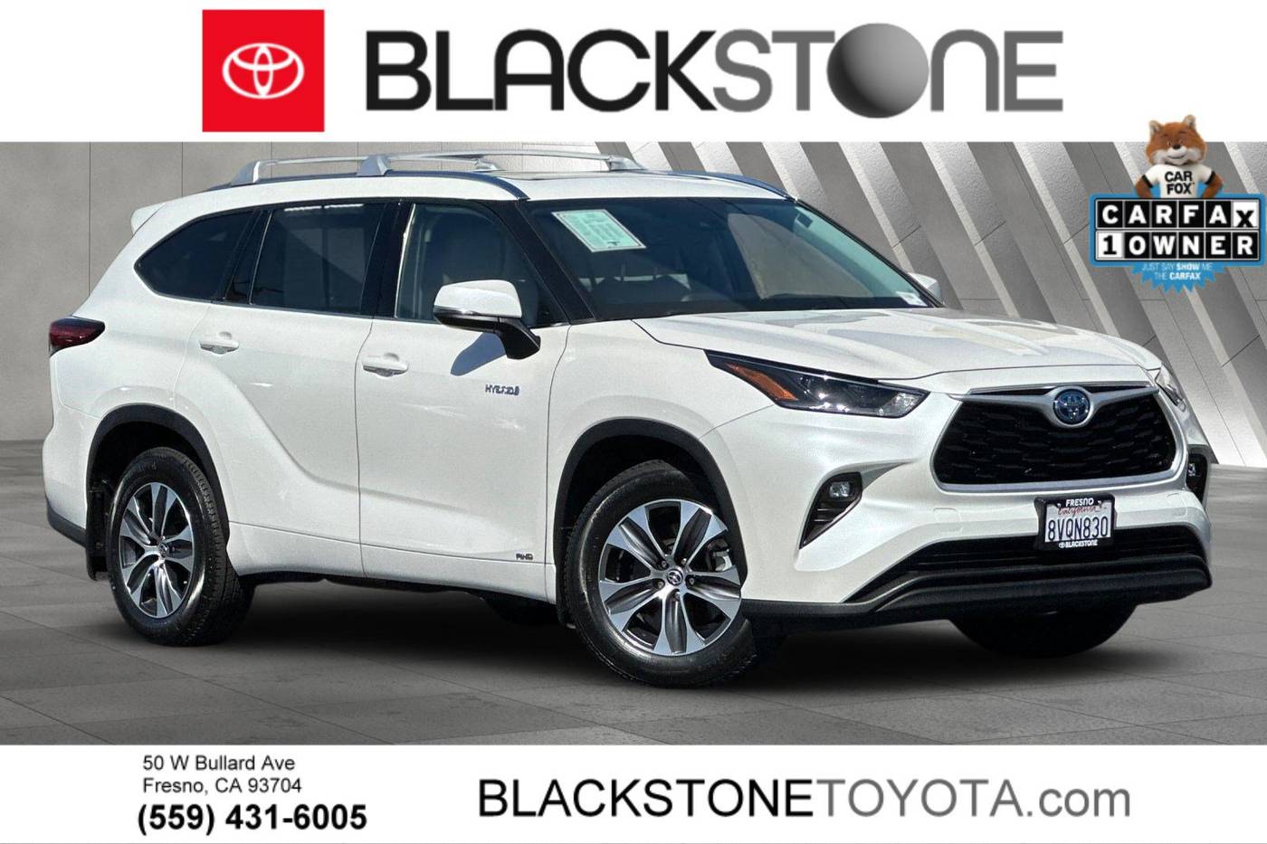 2021 Toyota Highlander Hybrid XLE — SUV — 49,512 mi — Fresno, CA