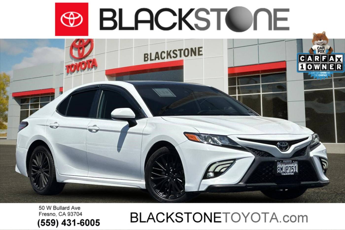 2019 Toyota Camry SE — Sedan — 68,907 mi — Fresno, CA