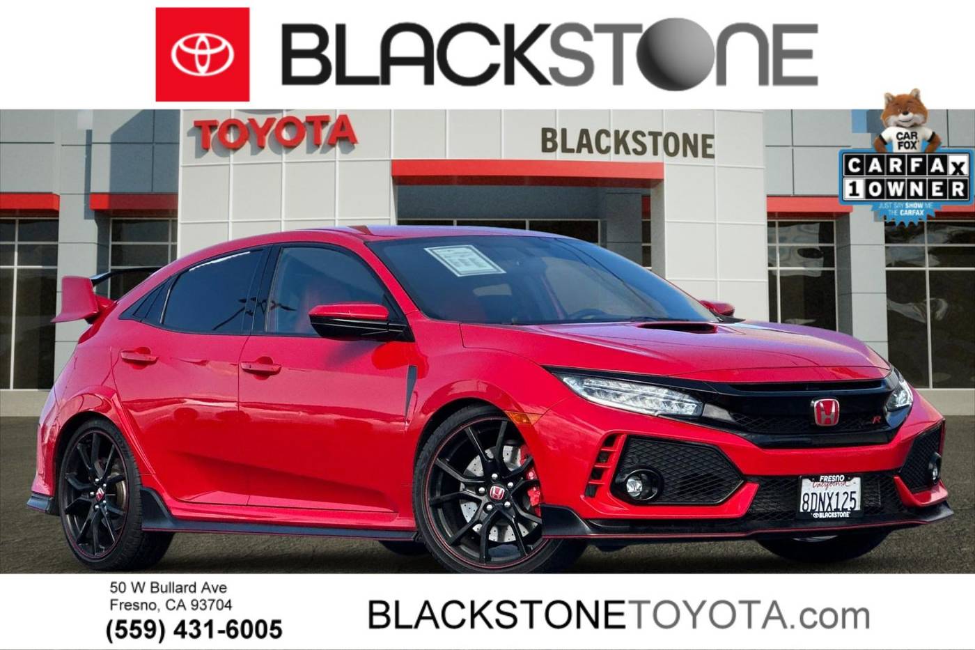 2018 Honda Civic Type R — Hatchback — 46,362 mi — Fresno, CA