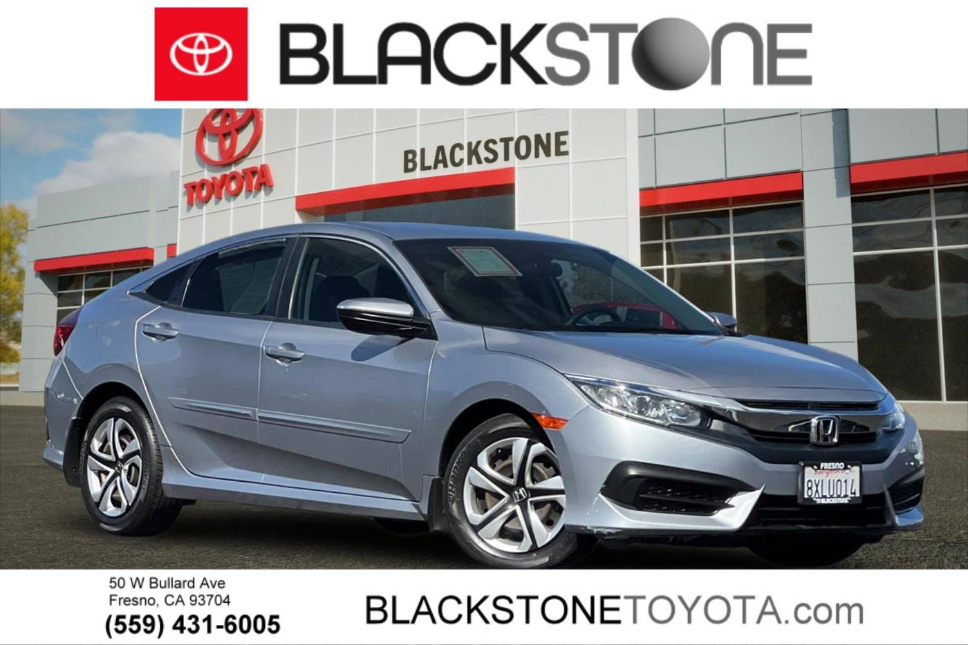 2016 Honda Civic LX — Sedan — 38,847 mi — Fresno, CA