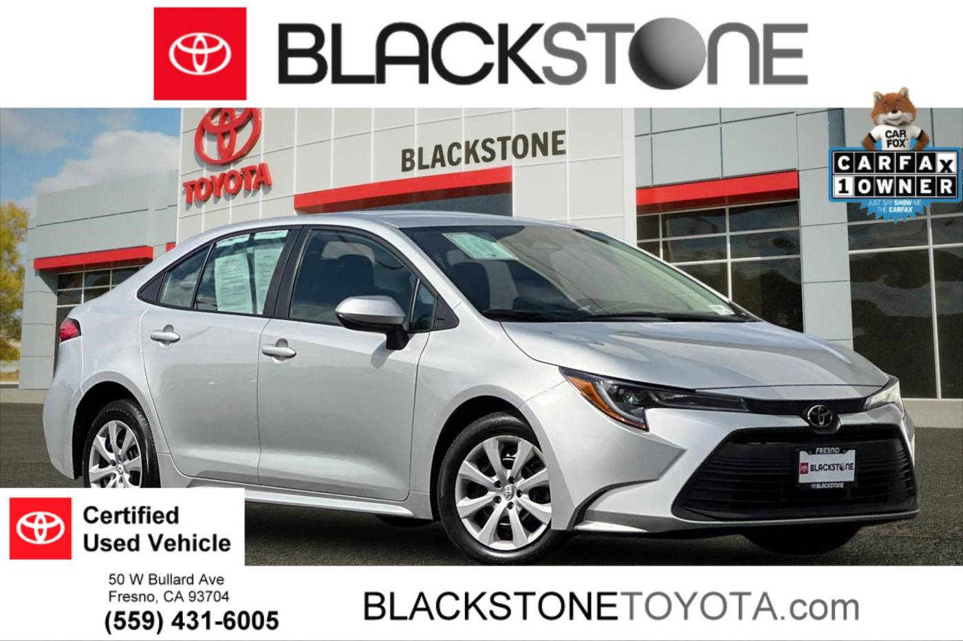 2024 Toyota Corolla LE — Sedan — 35,438 mi — Fresno, CA