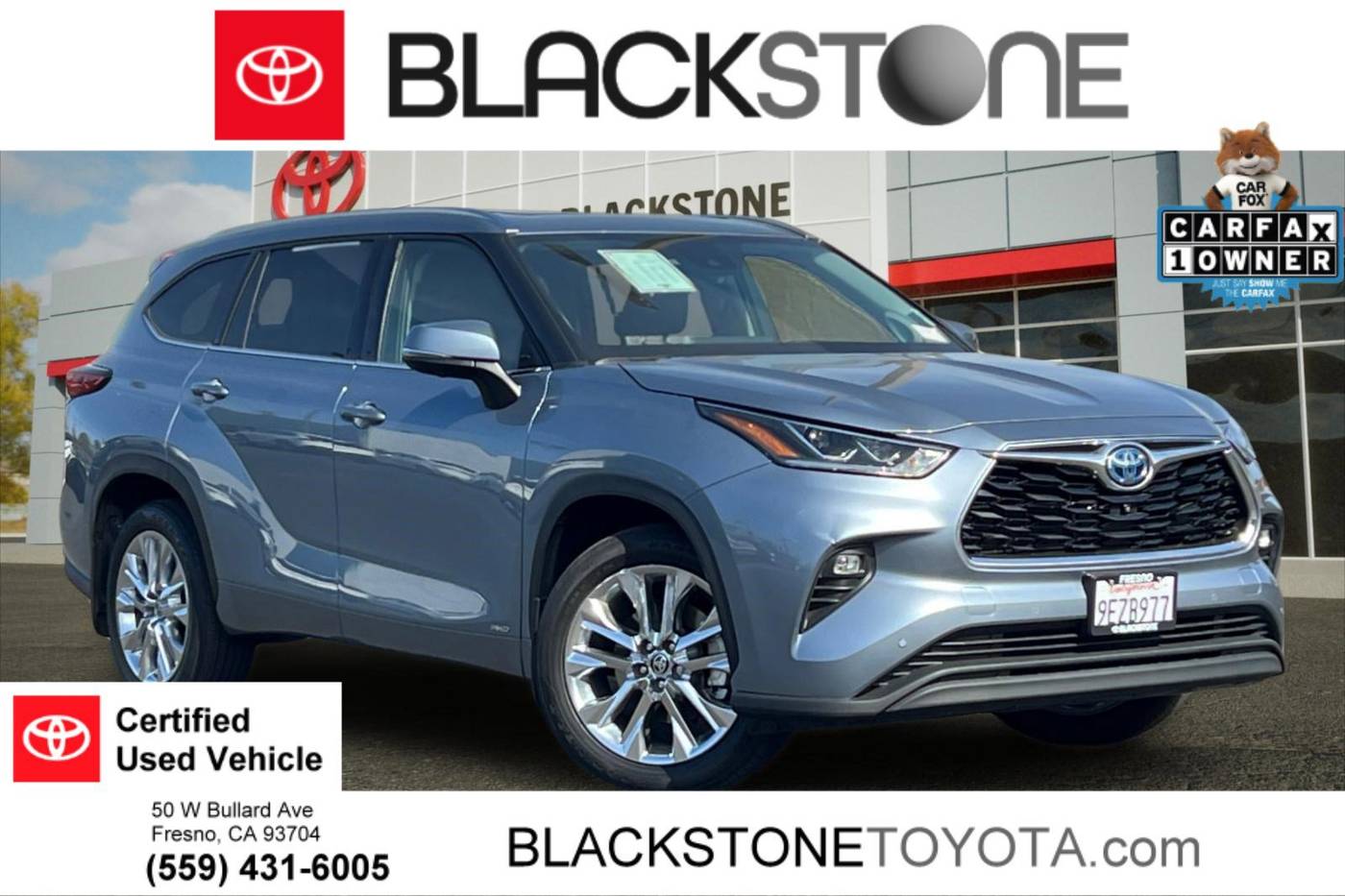 2023 Toyota Highlander Hybrid Limited — SUV — 21,723 mi — Fresno, CA
