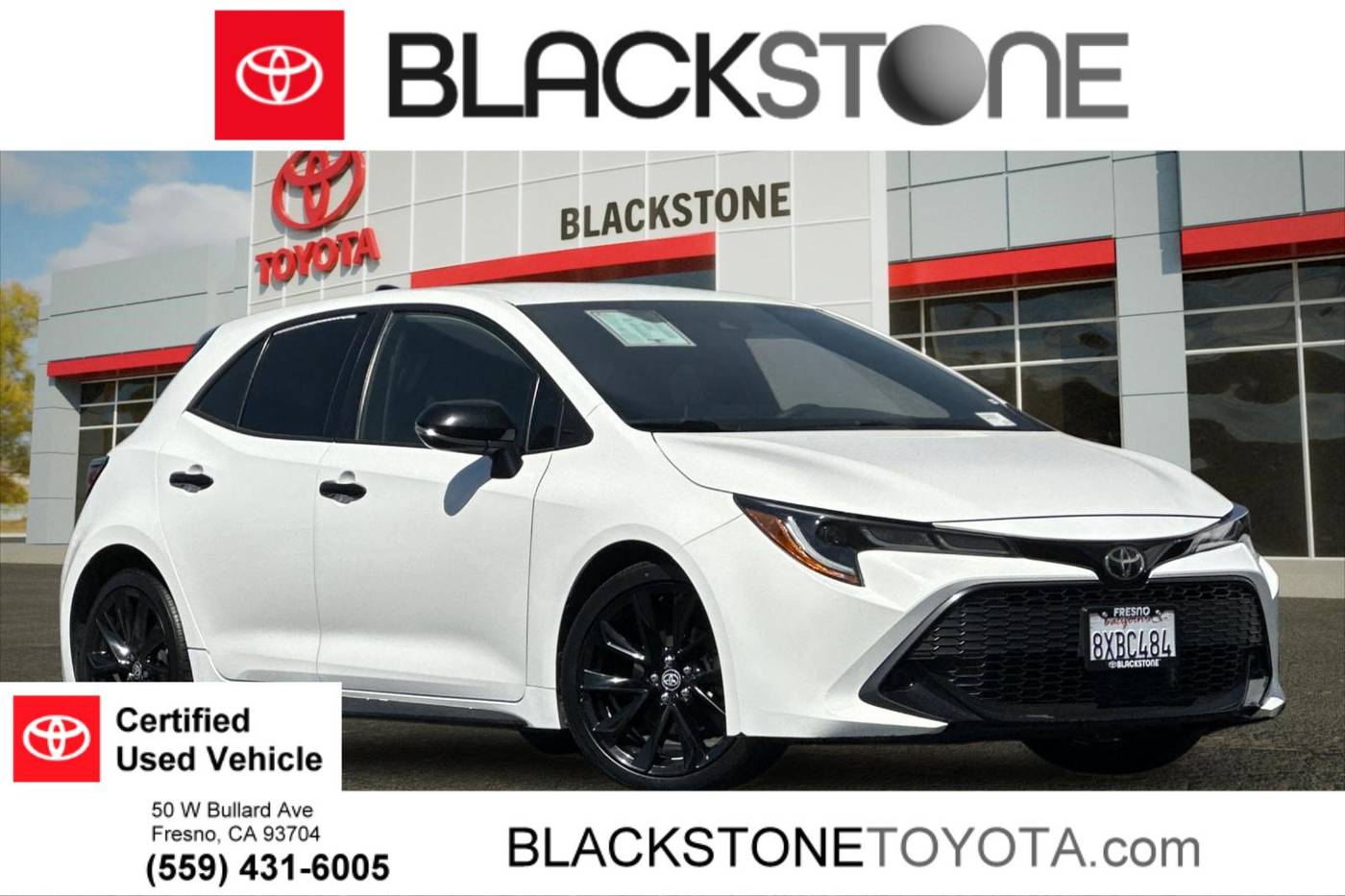 2021 Toyota Corolla Hatchback Nightshade — Hatchback — 48,951 mi — Fresno, CA
