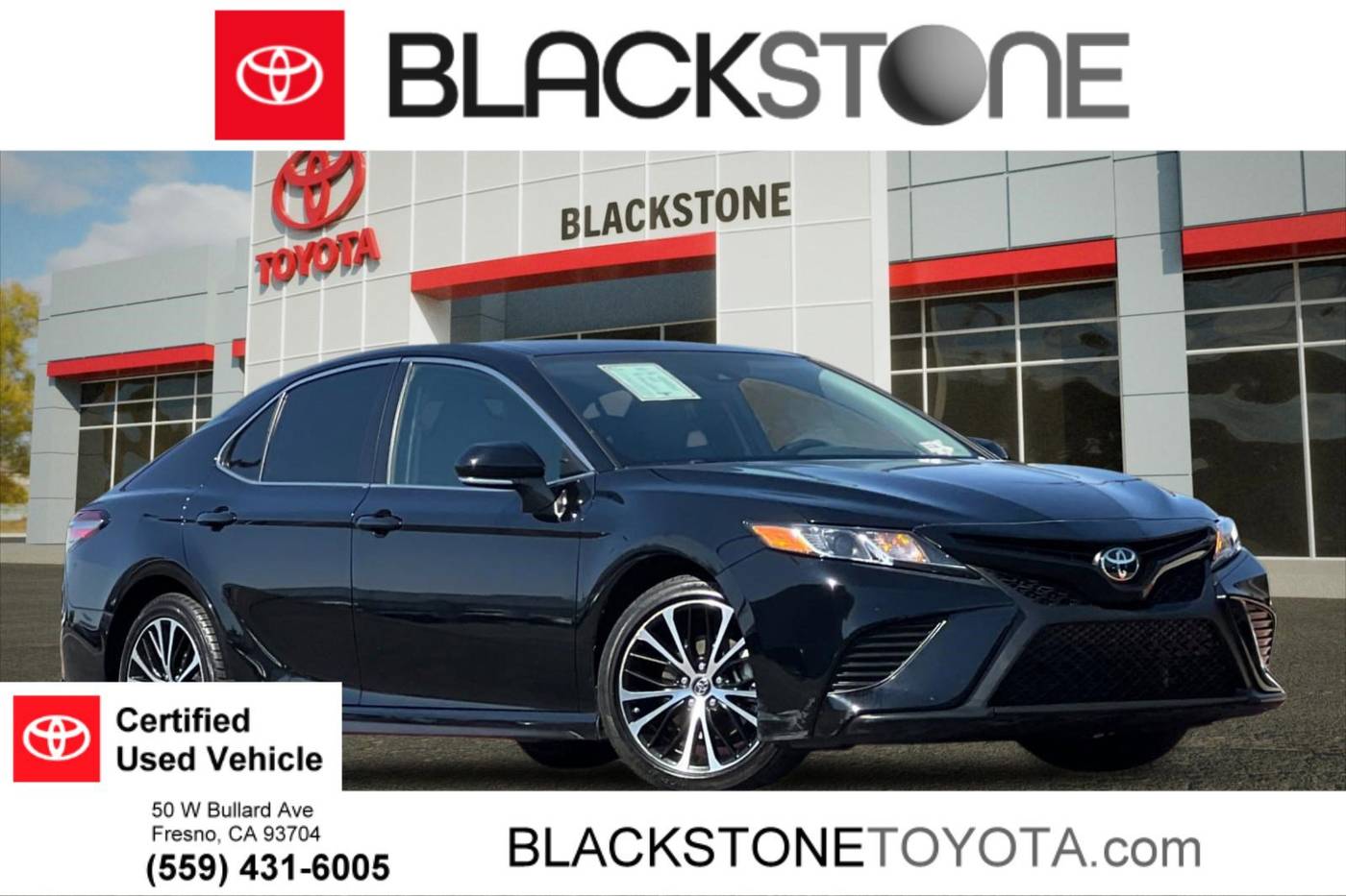 2019 Toyota Camry LE — Sedan — 64,446 mi — Fresno, CA