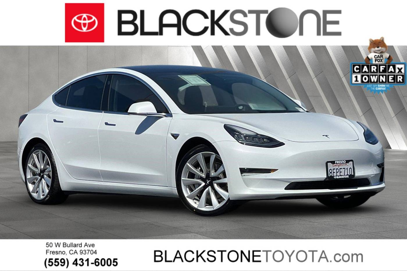 2018 Tesla Model 3 Long Range — Sedan — 70,414 mi — Fresno, CA