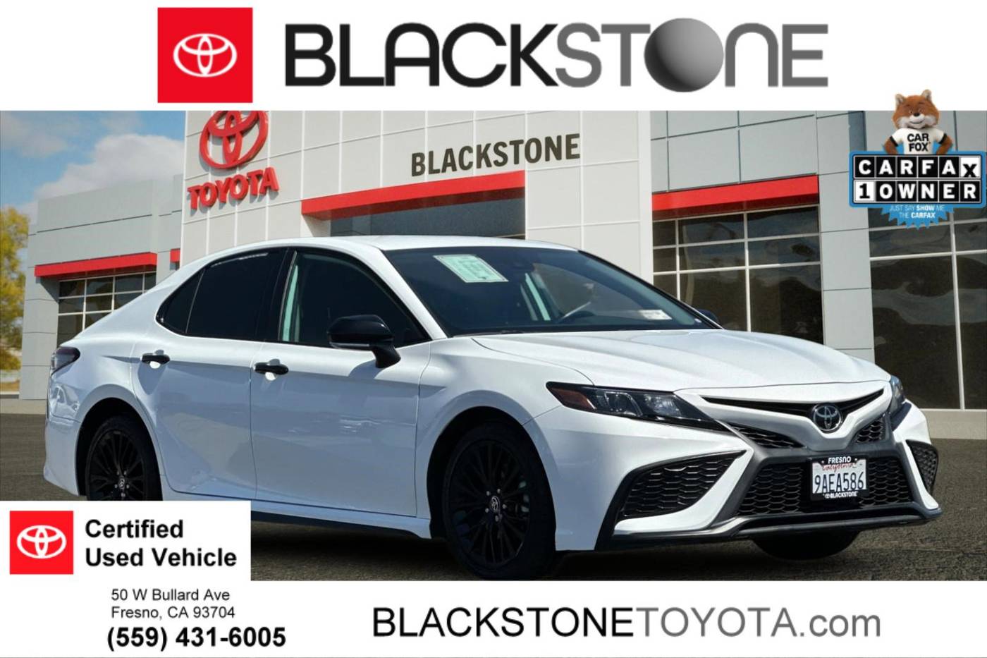 2022 Toyota Camry SE — Sedan — 49,240 mi — Fresno, CA