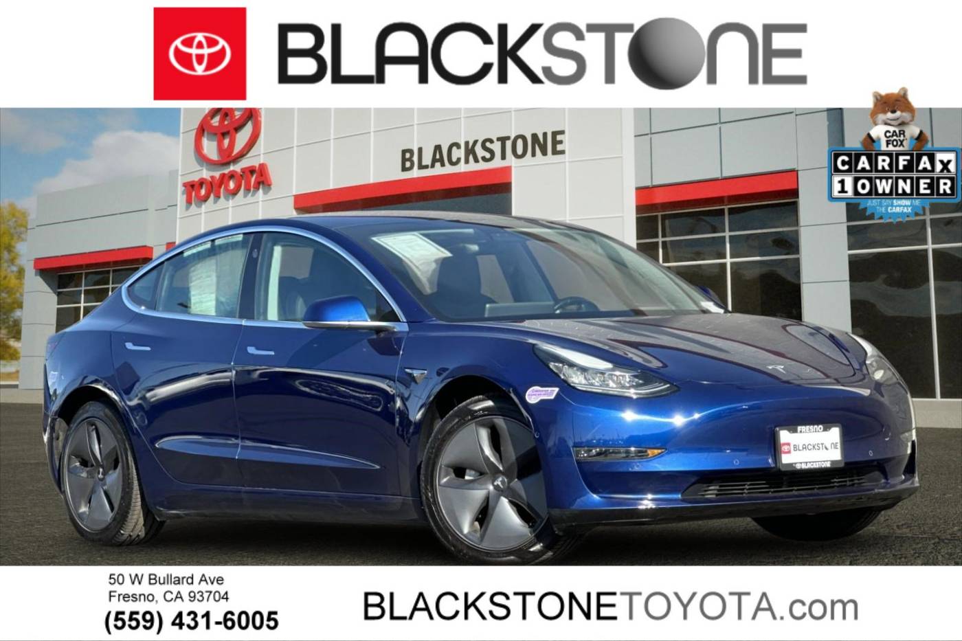 2018 Tesla Model 3 Long Range — Sedan — 45,227 mi — Fresno, CA