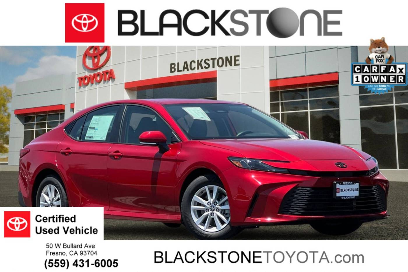 2025 Toyota Camry LE — Sedan — 18 mi — Fresno, CA