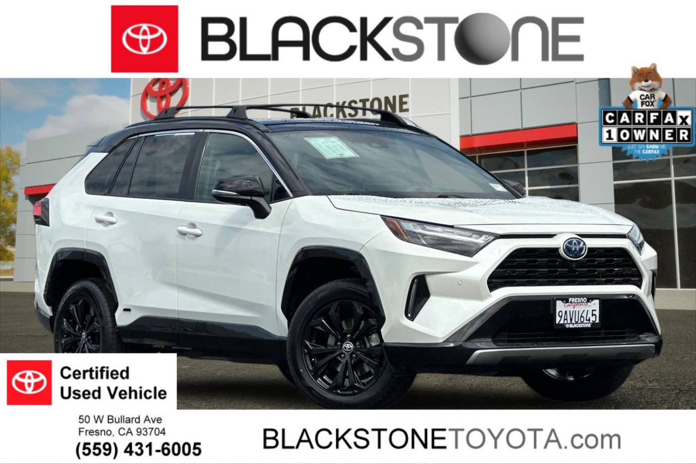 2022 Toyota RAV4 Hybrid XSE — SUV — 68,018 mi — Fresno, CA