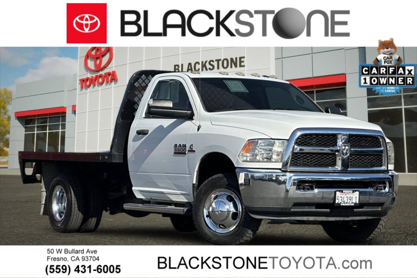 2016 Ram 3500 Chassis Cab Tradesman — Chassis Cab Truck — 36,707 mi — Fresno, CA