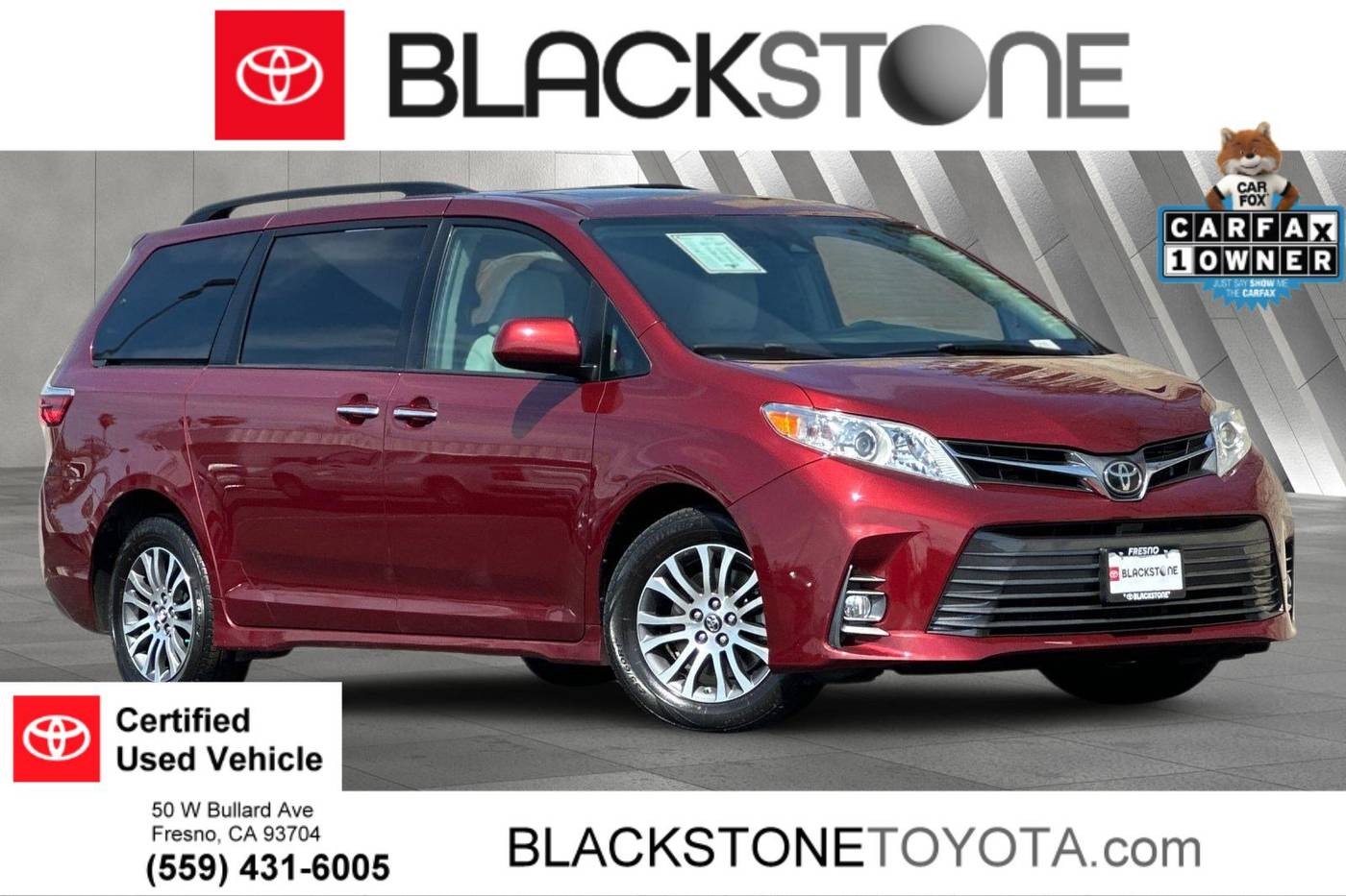 2018 Toyota Sienna XLE — Minivan — 94,269 mi — Fresno, CA