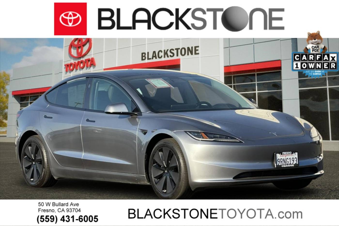 2025 Tesla Model 3 Long Range — Sedan — 10,737 mi — Fresno, CA