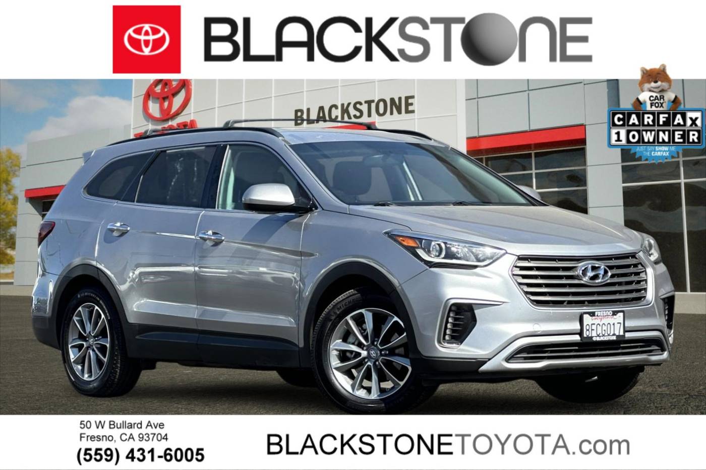 2018 Hyundai Santa Fe SE — SUV — 77,129 mi — Fresno, CA