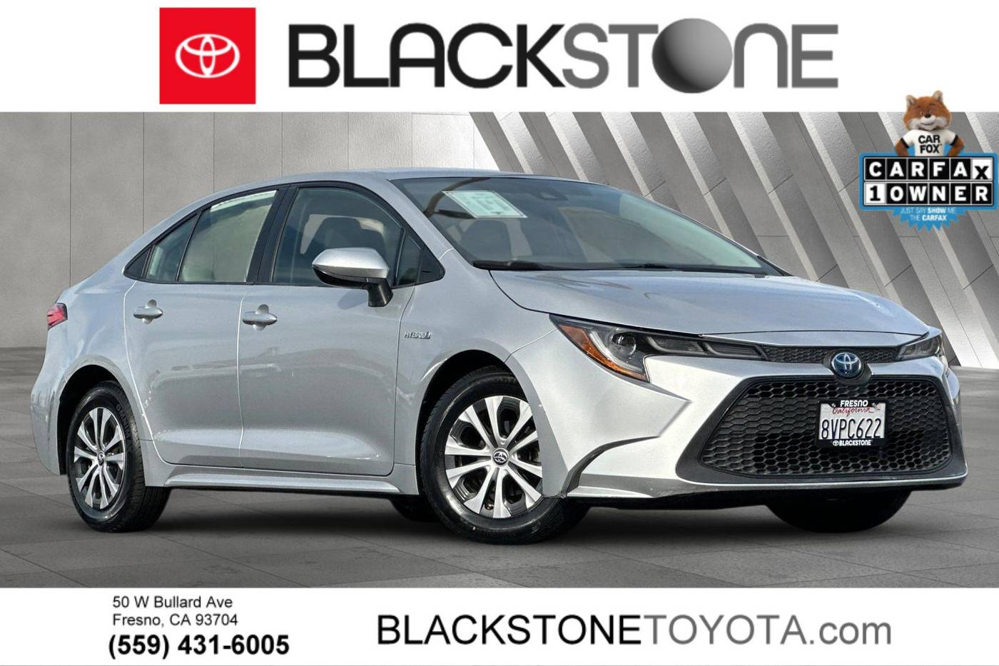 2021 Toyota Corolla Hybrid LE — Sedan — 59,115 mi — Fresno, CA