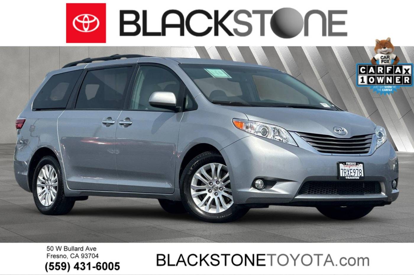 2016 Toyota Sienna XLE — Minivan — 50,028 mi — Fresno, CA
