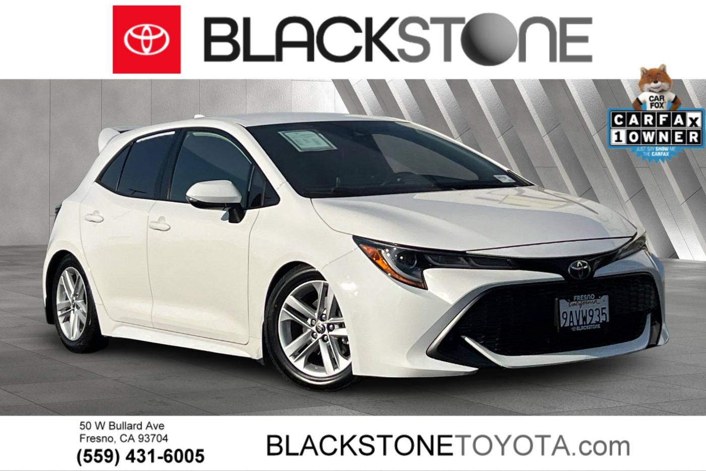 2022 Toyota Corolla Hatchback SE — Hatchback — 75,037 mi — Fresno, CA