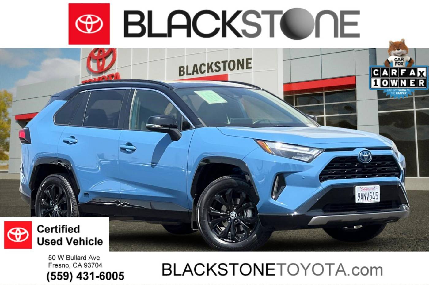 2022 Toyota RAV4 Hybrid XSE — SUV — 61,546 mi — Fresno, CA