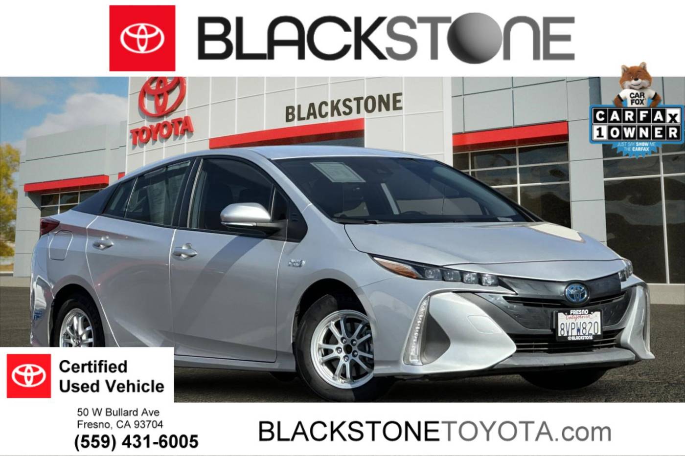 2021 Toyota Prius Prime LE — Hatchback — 56,600 mi — Fresno, CA
