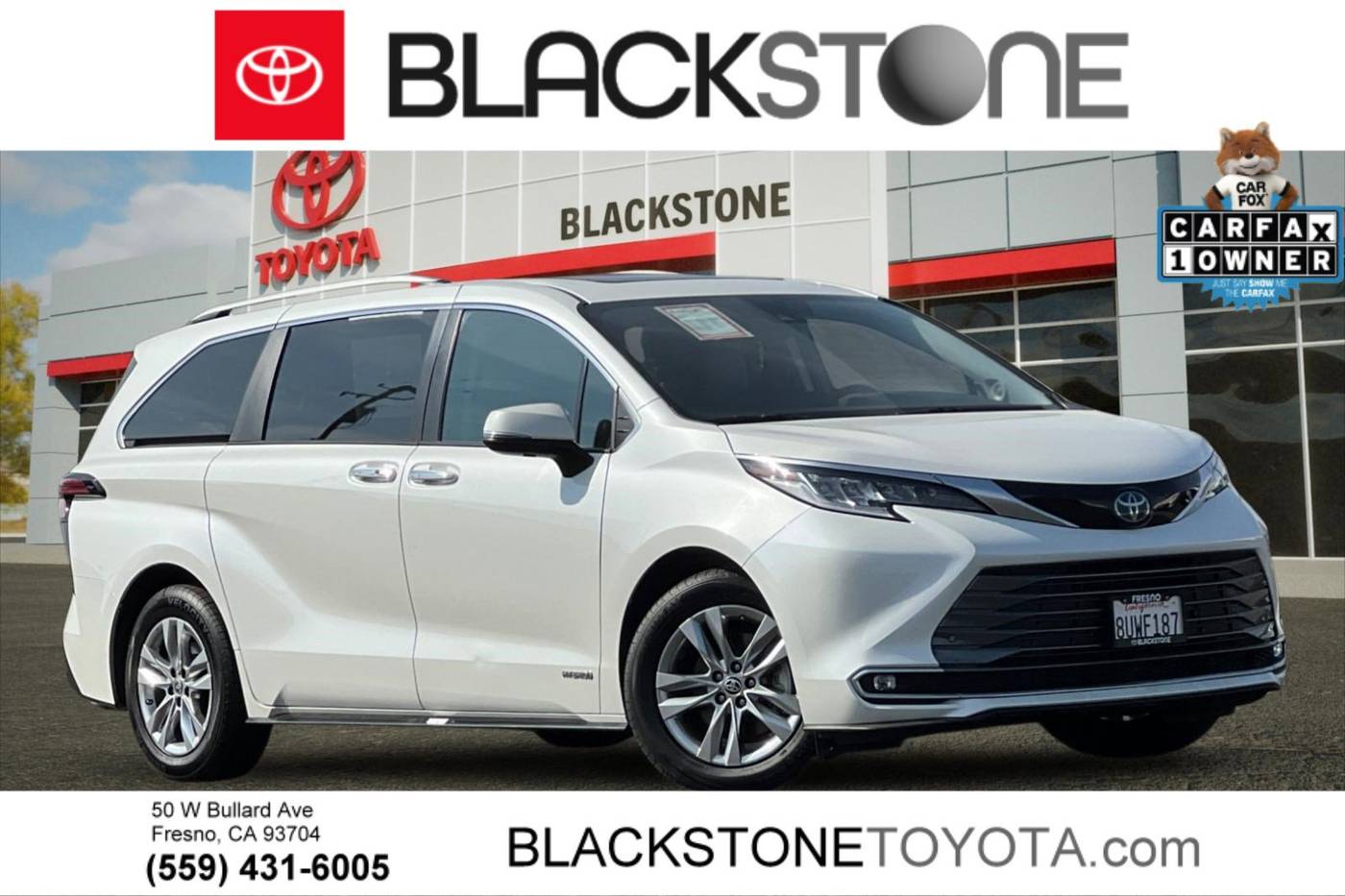 2021 Toyota Sienna Limited — Minivan — 43,353 mi — Fresno, CA