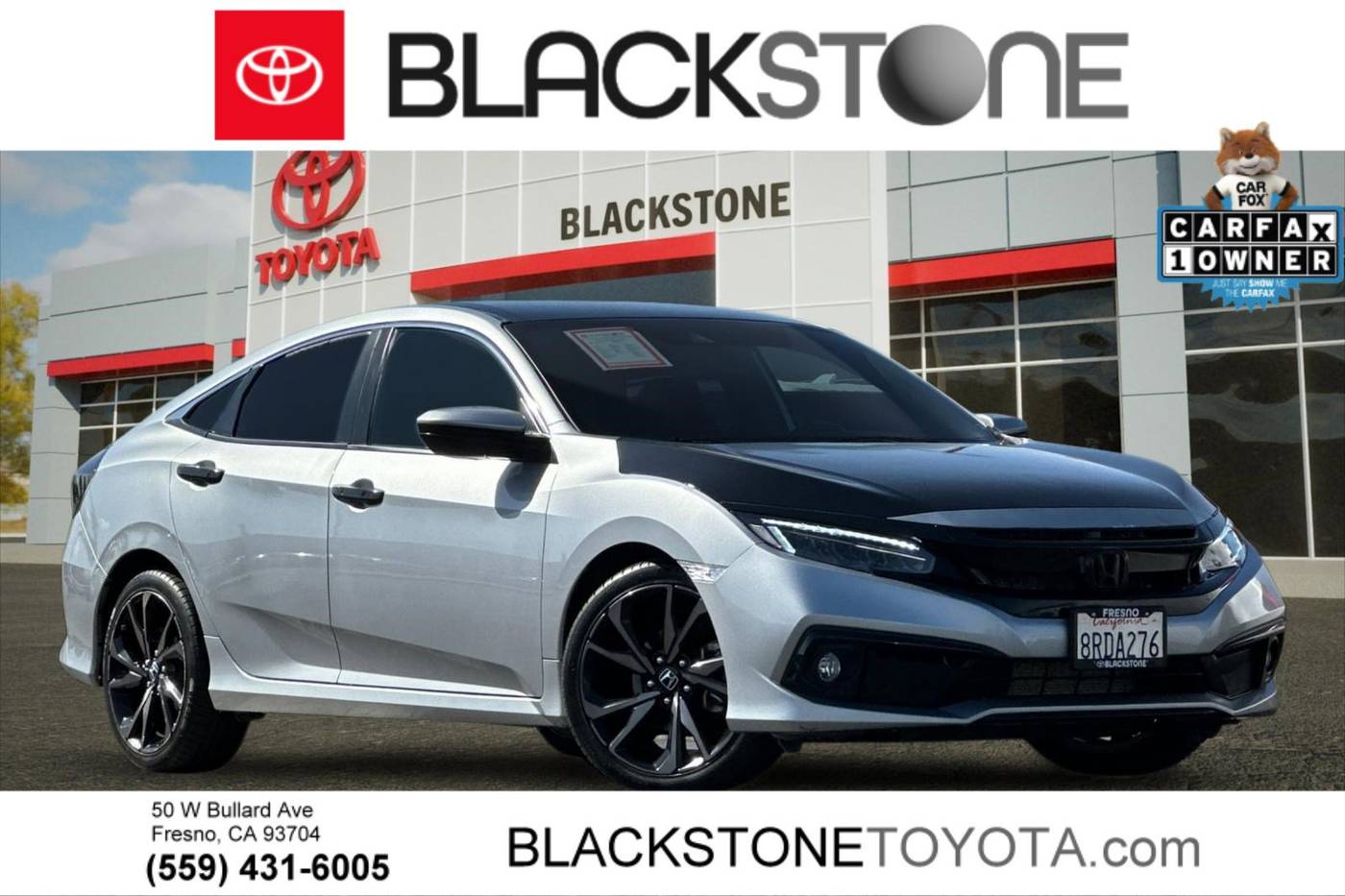 2020 Honda Civic Sport — Sedan — 85,203 mi — Fresno, CA