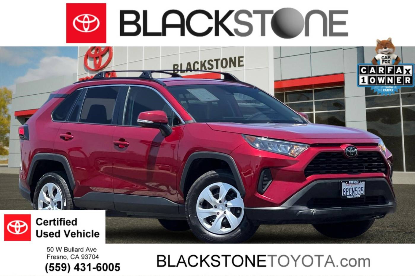 2020 Toyota RAV4 LE — SUV — 58,096 mi — Fresno, CA
