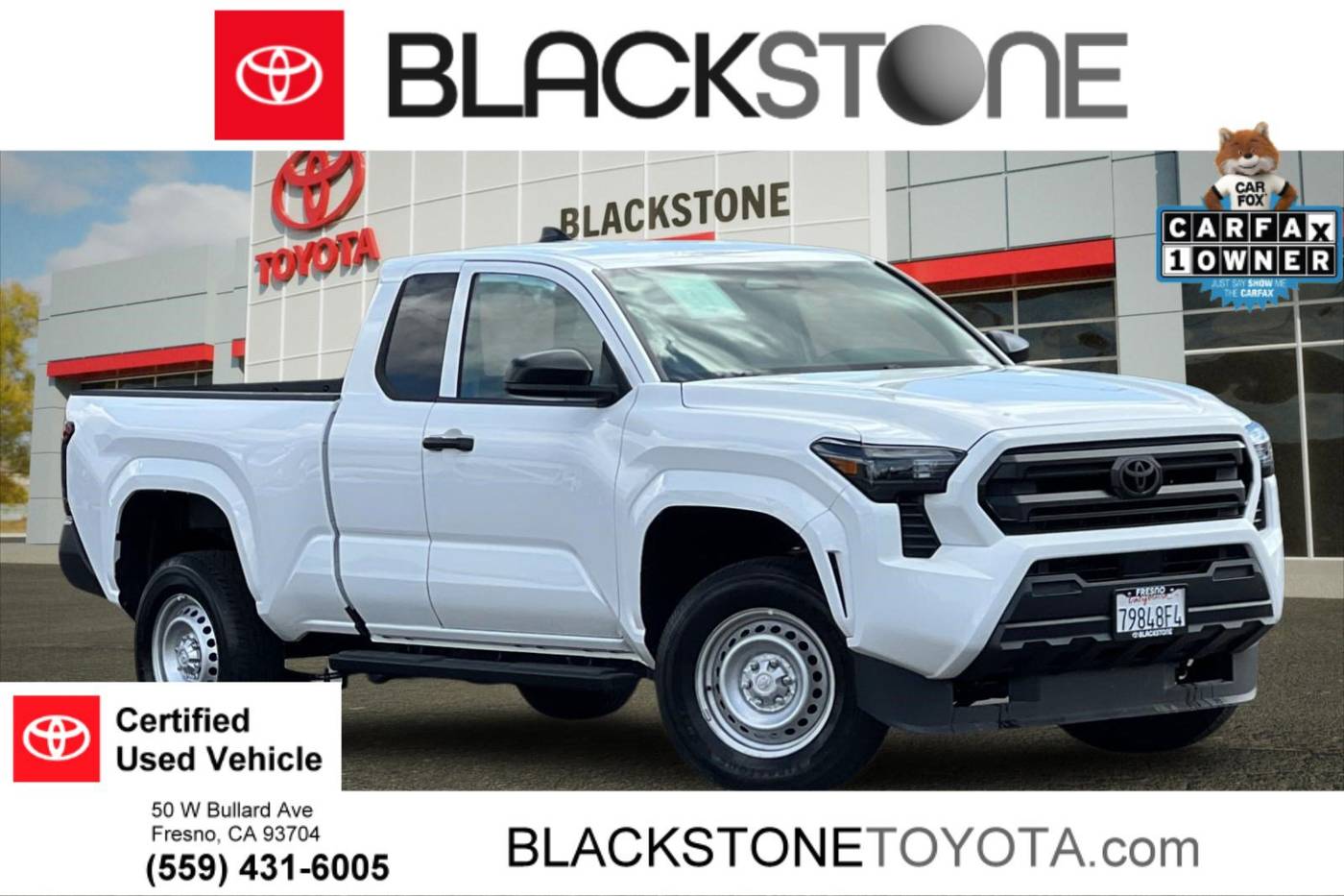2025 Toyota Tacoma SR — Pickup Truck — 2,548 mi — Fresno, CA