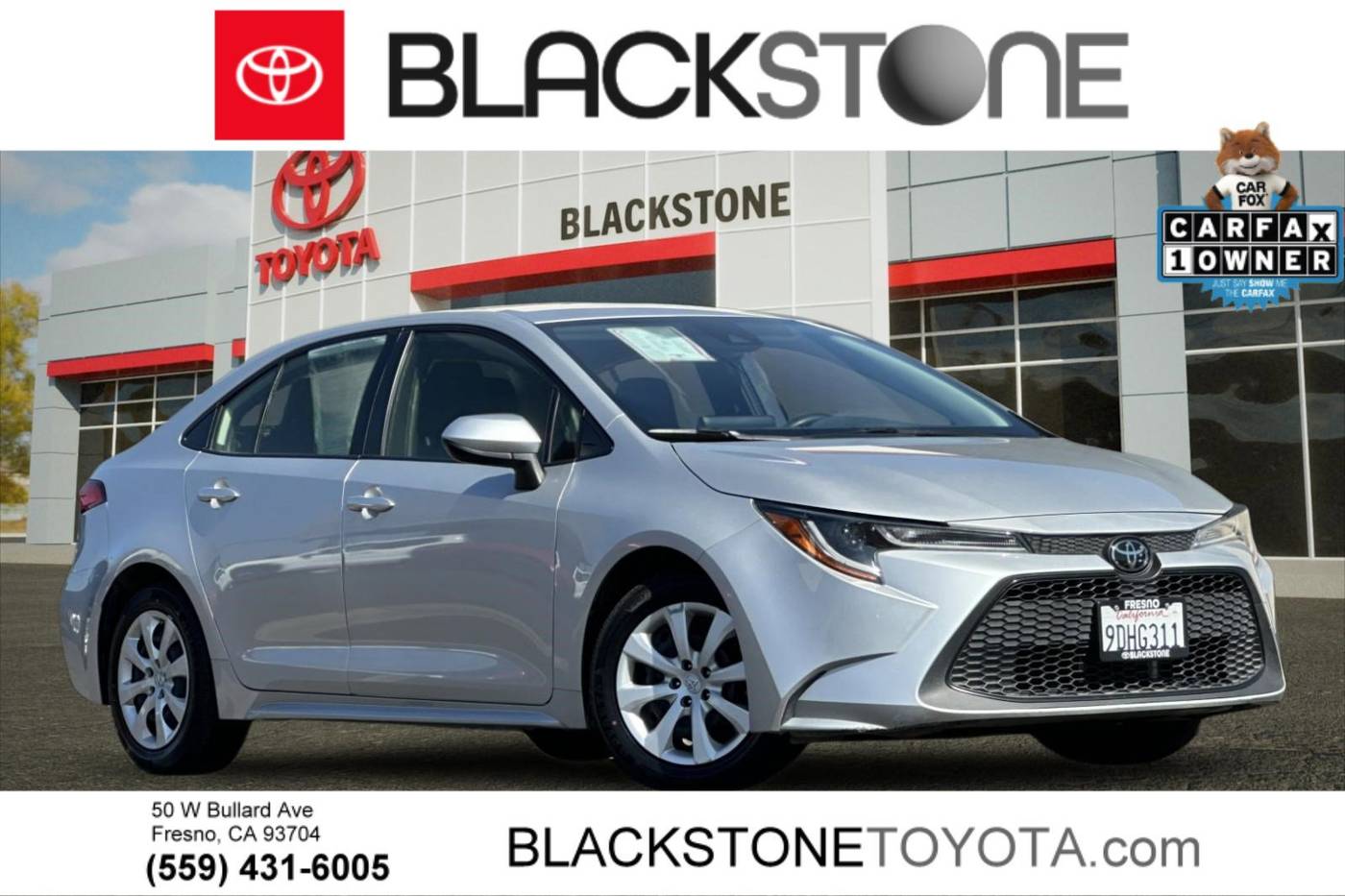 2022 Toyota Corolla LE — Sedan — 34,630 mi — Fresno, CA
