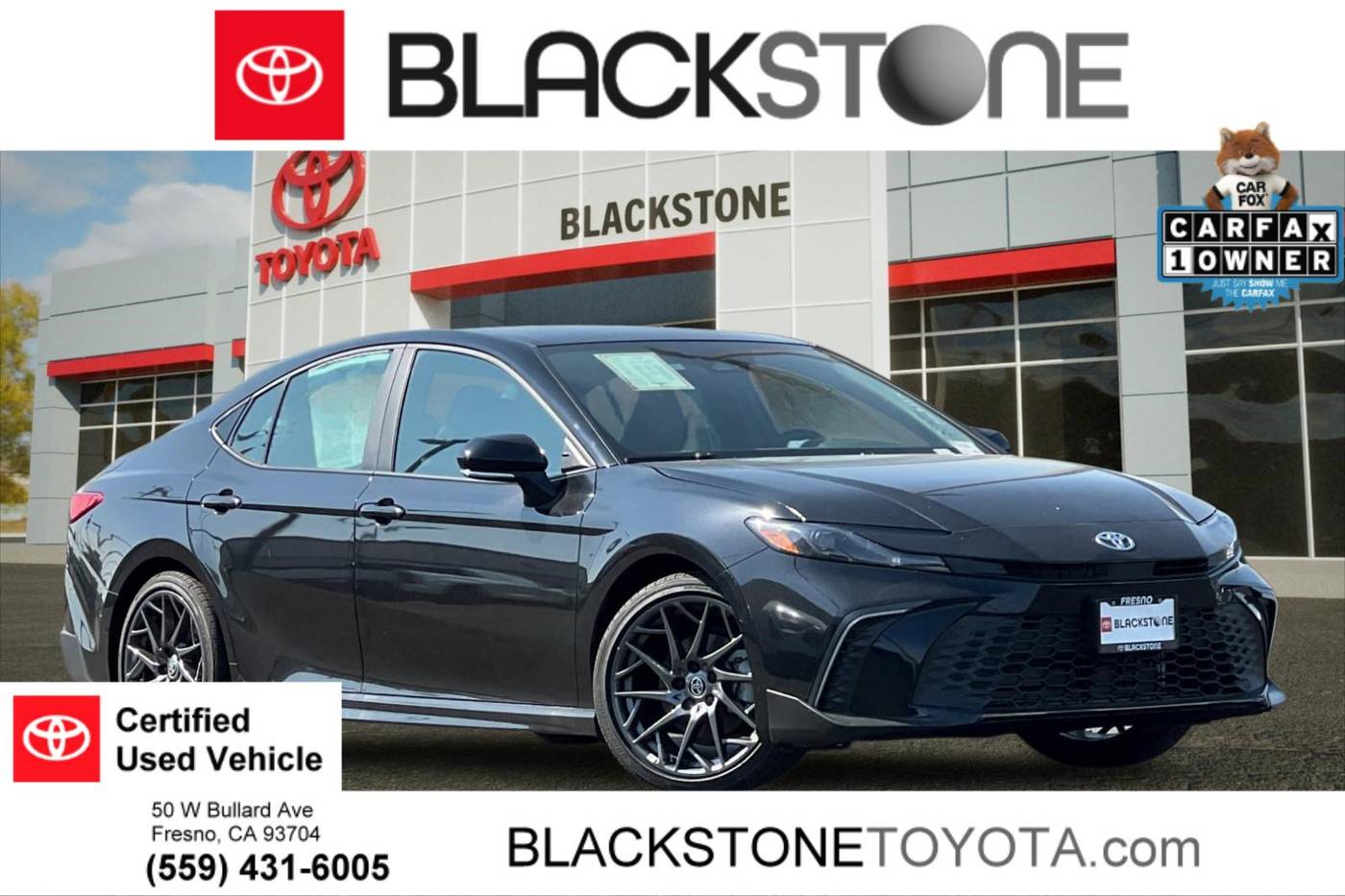 2025 Toyota Camry Hybrid SE — Sedan — 27 mi — Fresno, CA