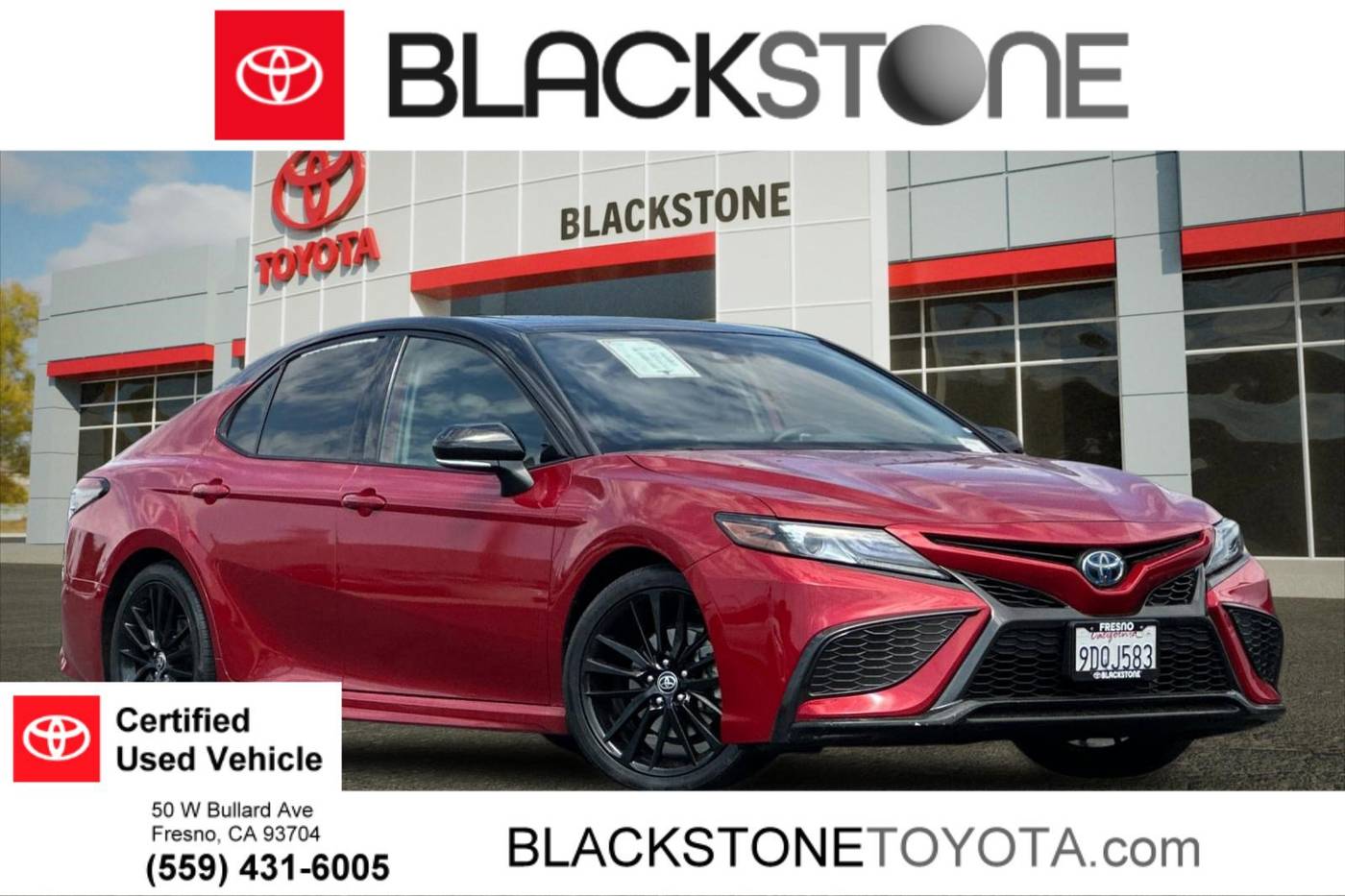 2021 Toyota Camry Hybrid XSE — Sedan — 64,187 mi — Fresno, CA
