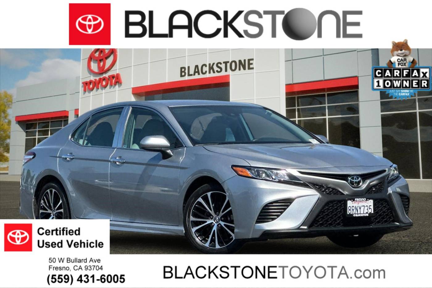 2020 Toyota Camry SE — Sedan — 37,980 mi — Fresno, CA