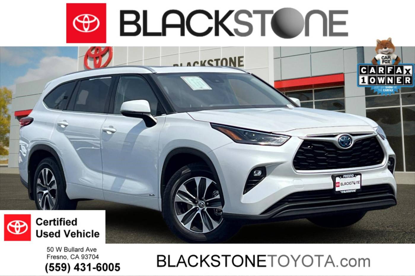 2022 Toyota Highlander Hybrid XLE — SUV — 74,879 mi — Fresno, CA