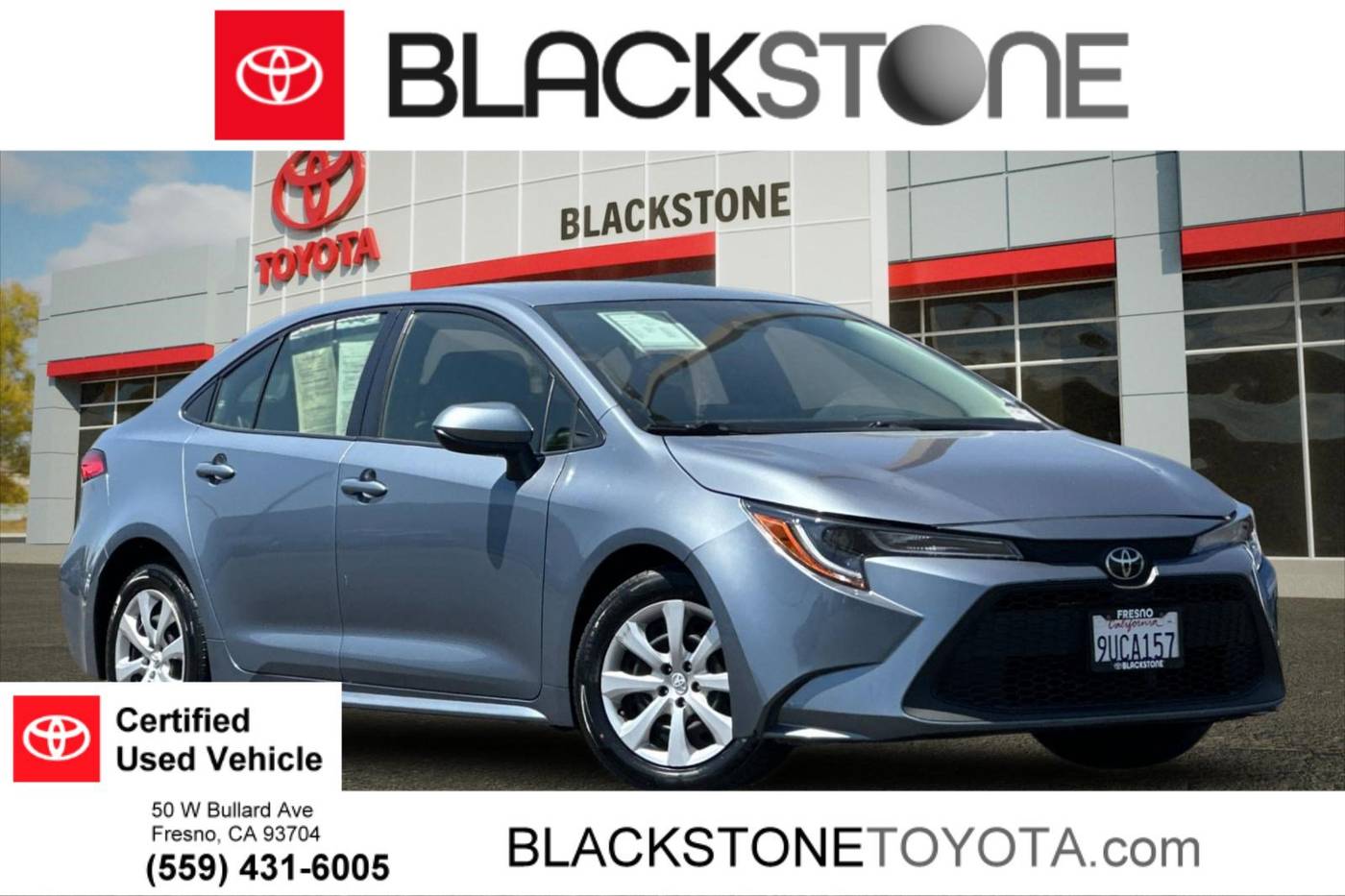 2022 Toyota Corolla LE — Sedan — 61,251 mi — Fresno, CA