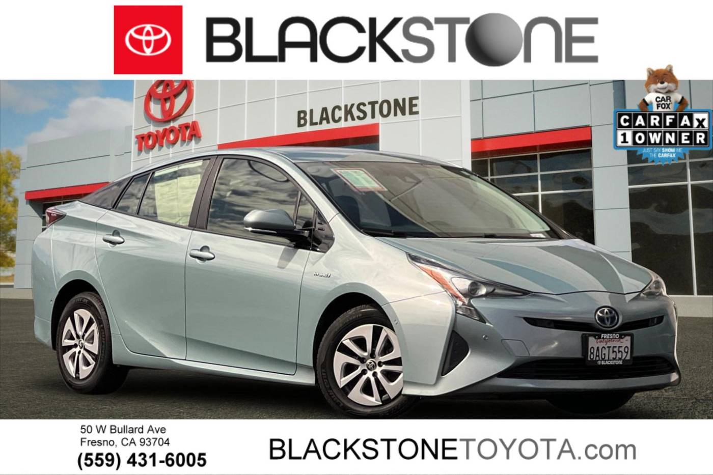 2017 Toyota Prius Two — Hatchback — 160,245 mi — Fresno, CA