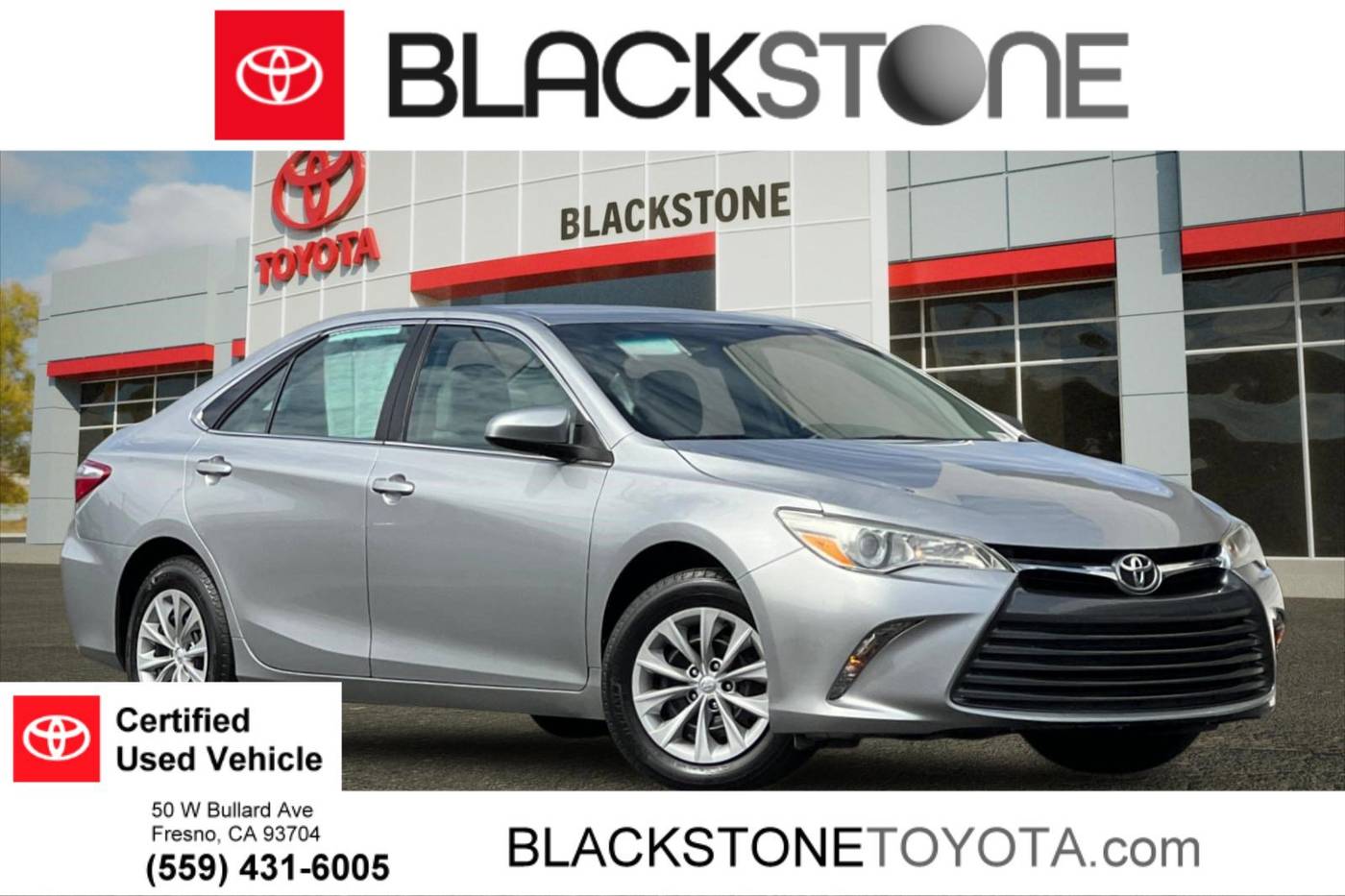 2016 Toyota Camry XLE — Sedan — 81,683 mi — Fresno, CA