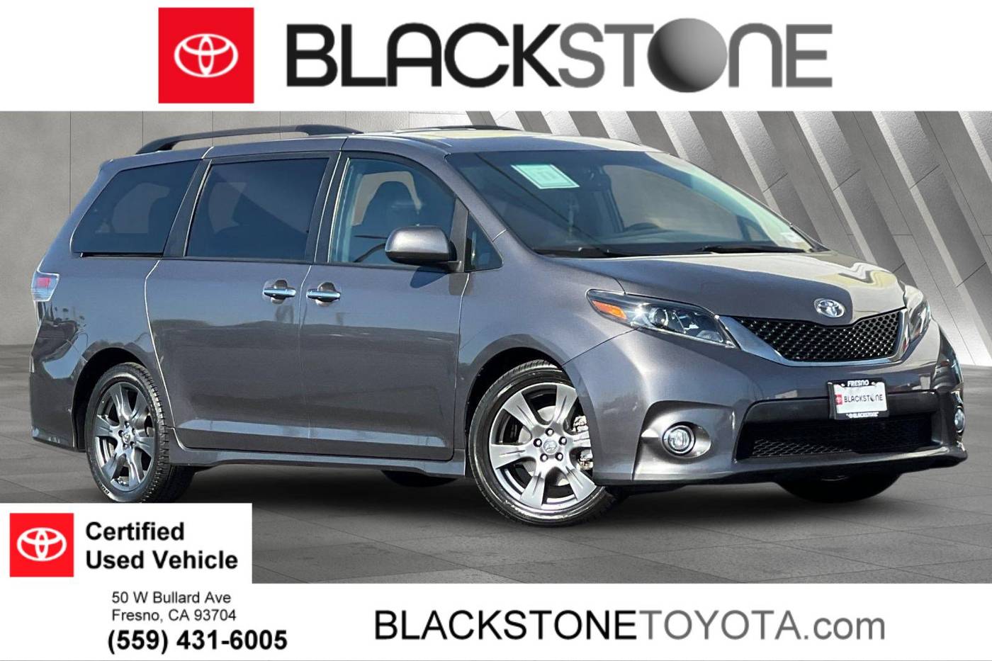 2017 Toyota Sienna SE — Minivan — 59,524 mi — Fresno, CA