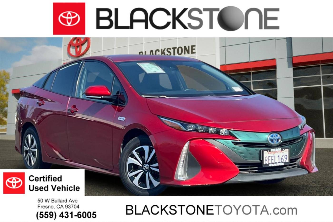 2017 Toyota Prius Prime Plus — Hatchback — 91,495 mi — Fresno, CA