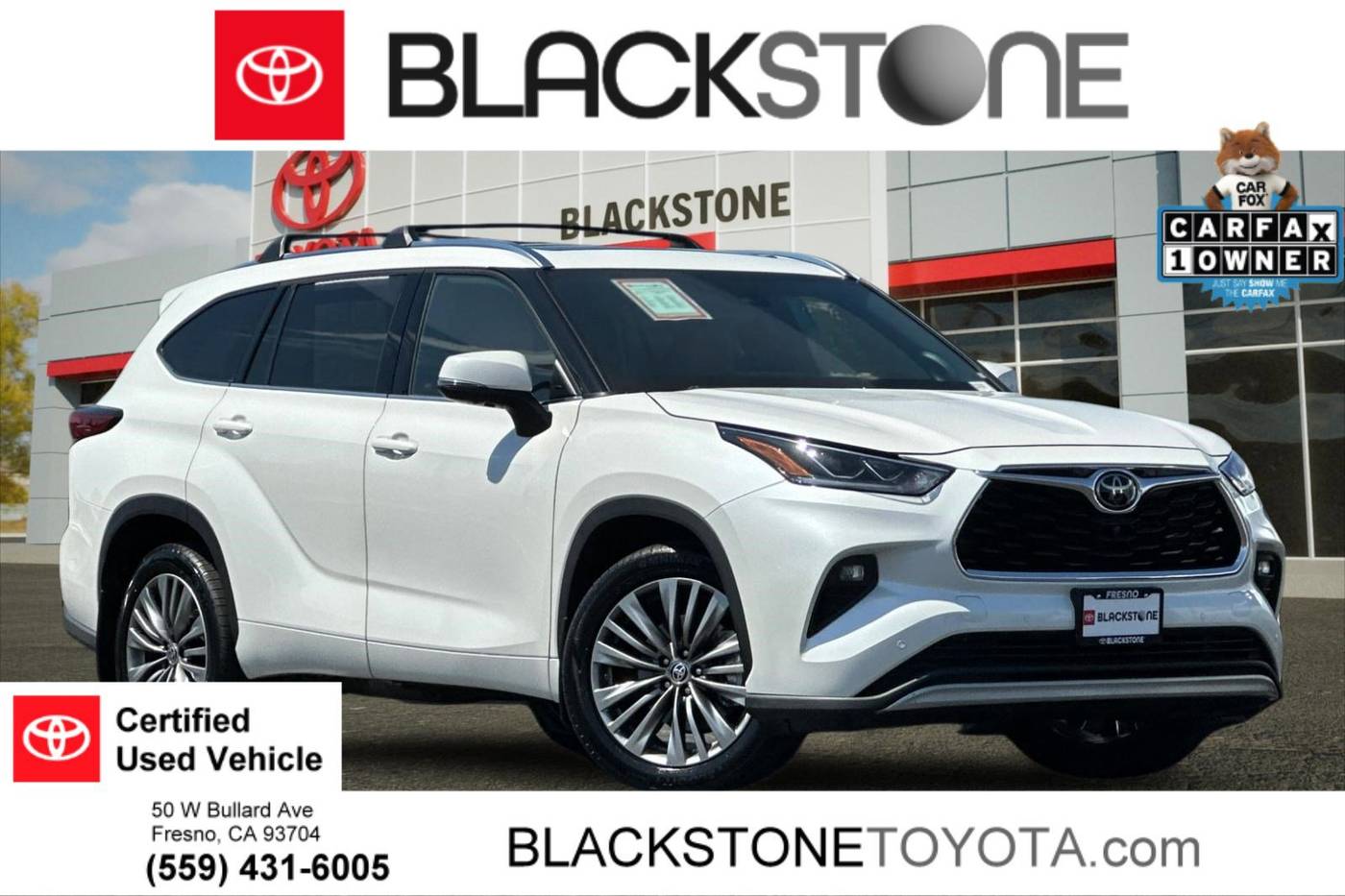 2020 Toyota Highlander Platinum — SUV — 30,571 mi — Fresno, CA