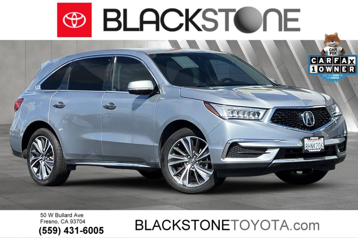 2019 Acura MDX Technology Package — SUV — 54,381 mi — Fresno, CA