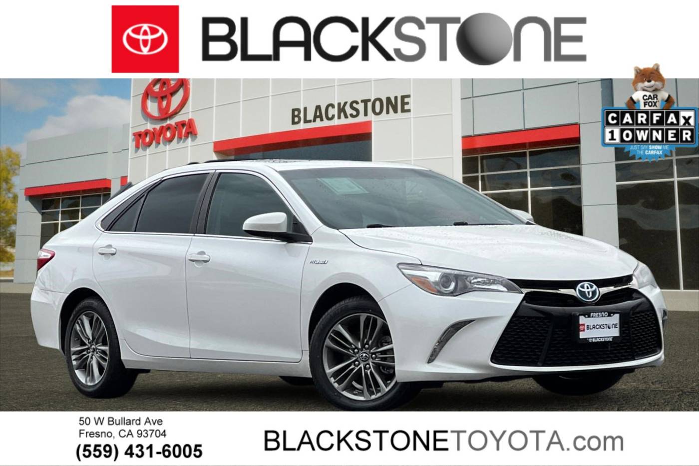 2016 Toyota Camry Hybrid LE — Sedan — 134,147 mi — Fresno, CA
