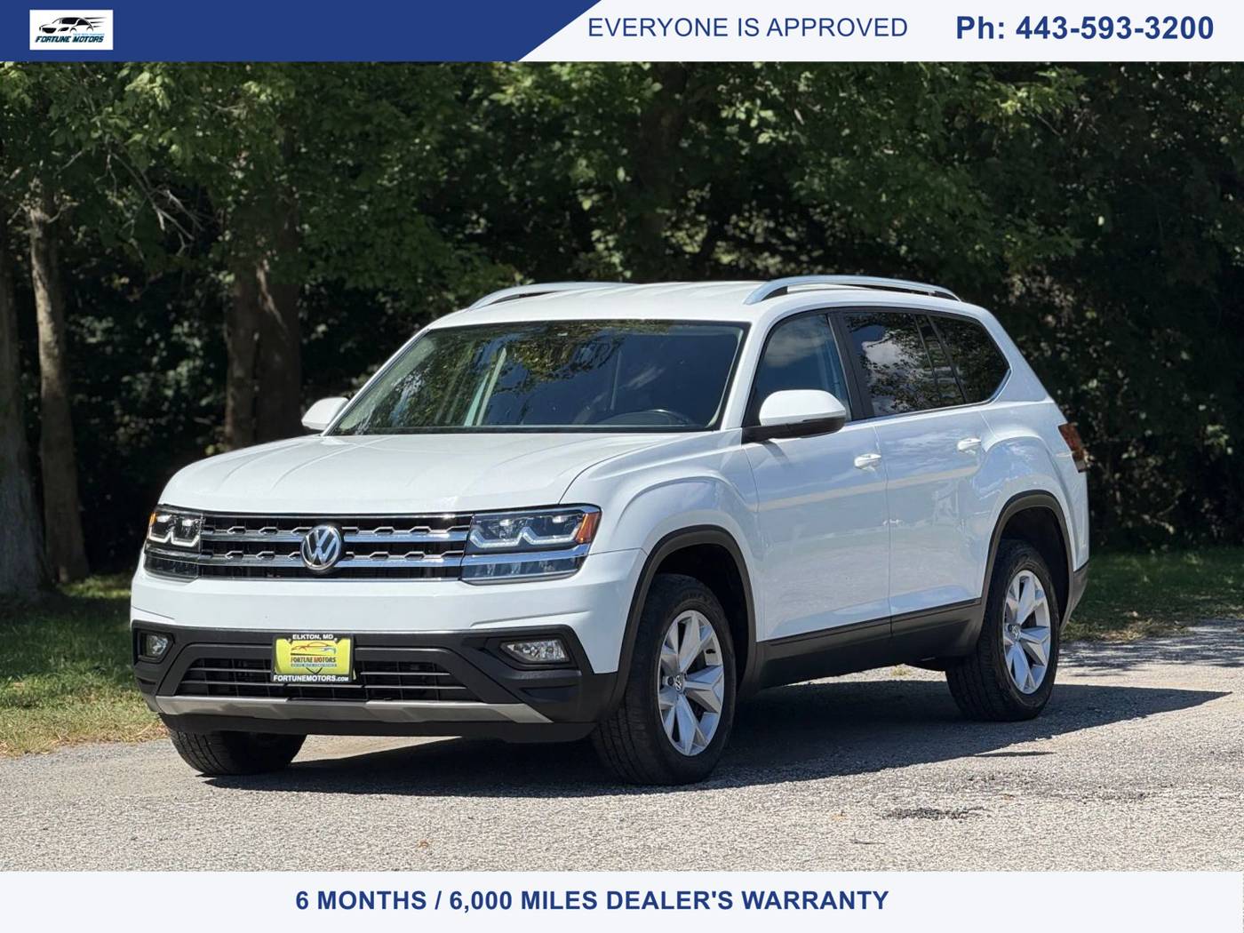 2019 Volkswagen Atlas SE with Technology — SUV — 110,055 mi — Elkton, MD