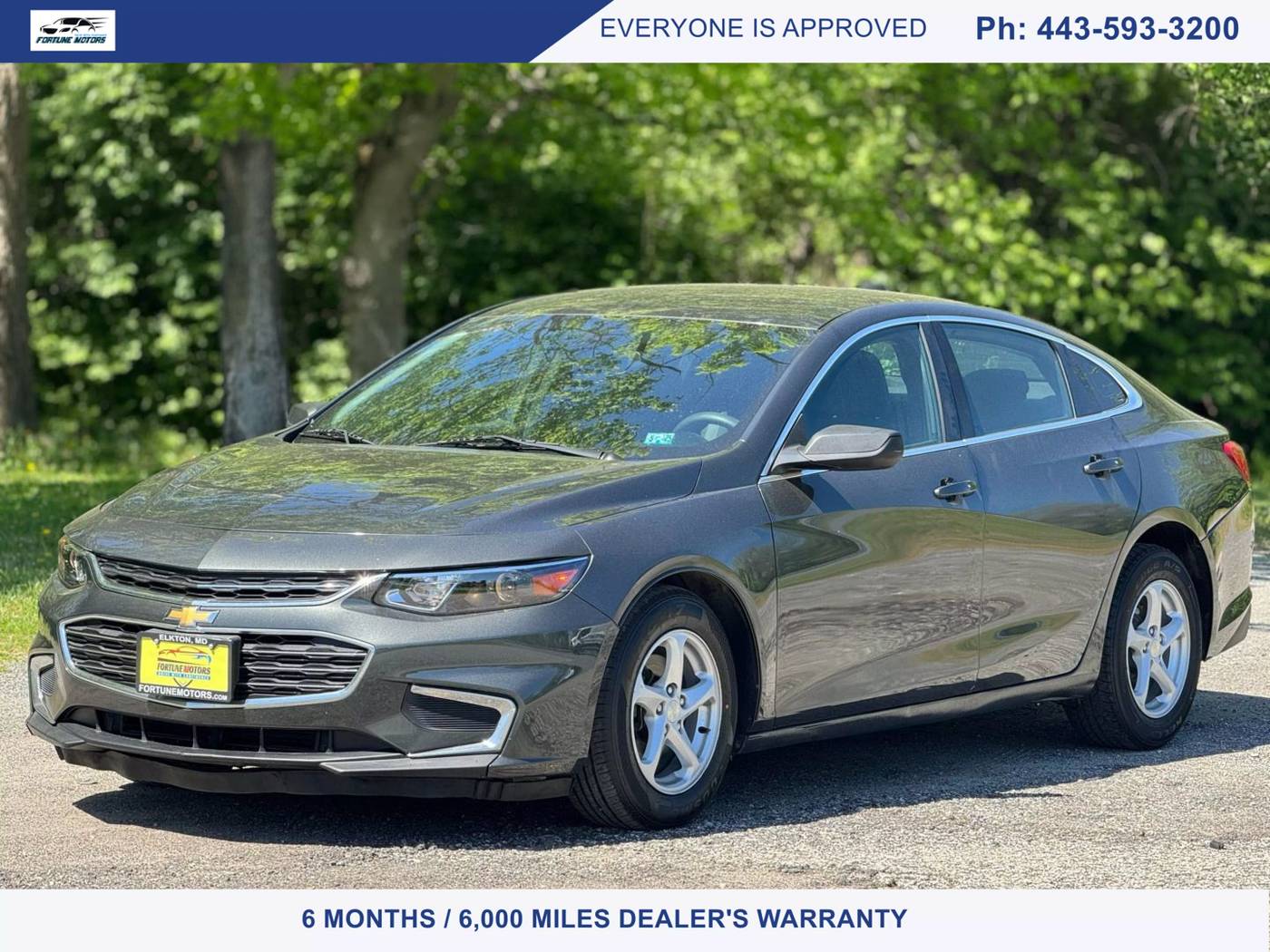 2017 Chevrolet Malibu LS — Sedan — 72,540 mi — Elkton, MD