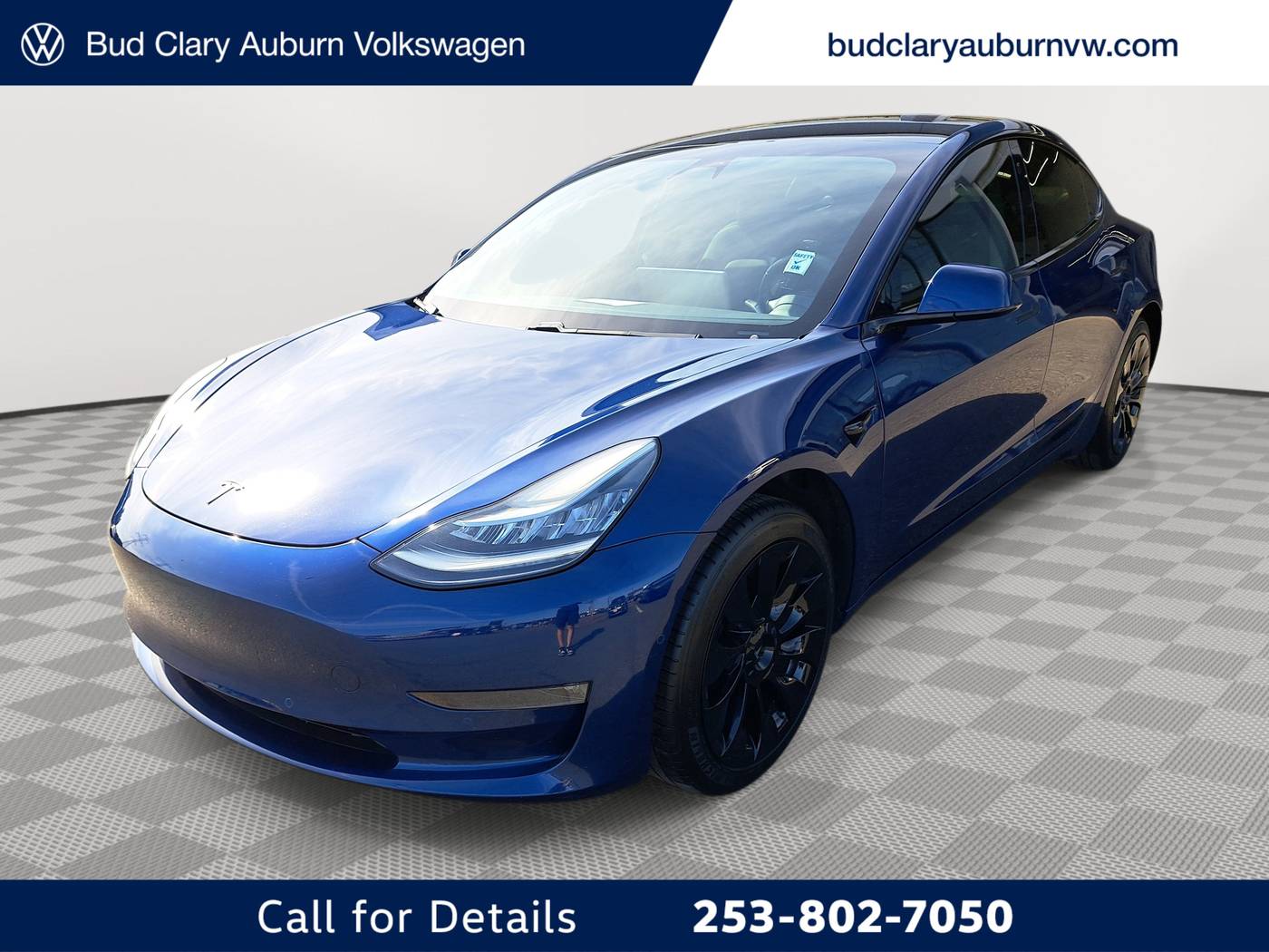 2018 Tesla Model 3 Long Range — Sedan — 47,913 mi — Auburn, WA