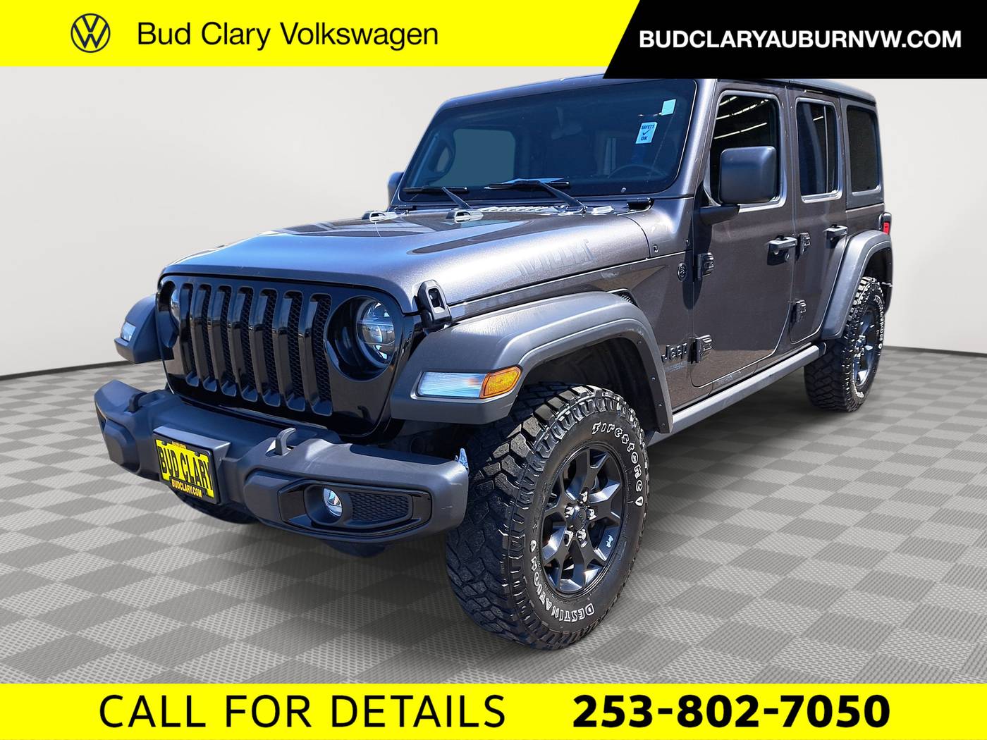 2021 Jeep Wrangler Willys — SUV — 47,866 mi — Auburn, WA