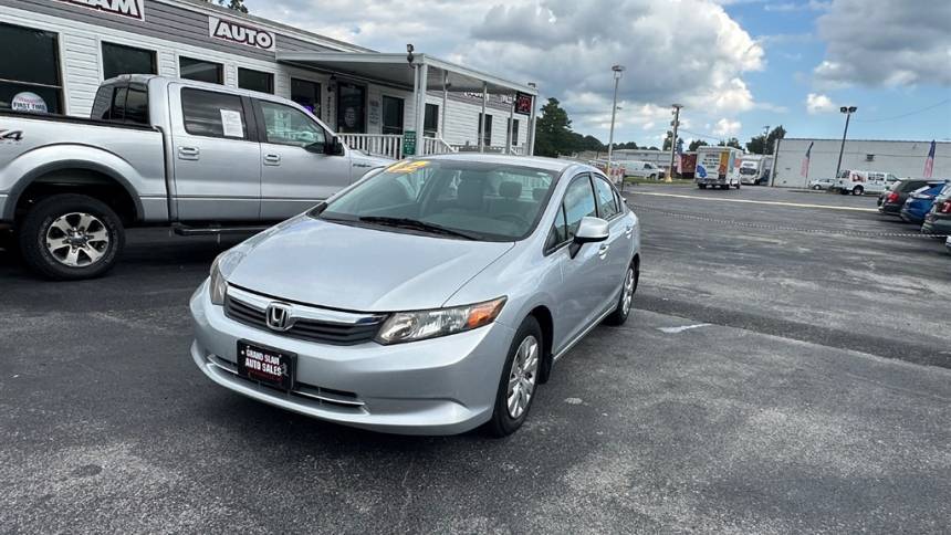 2012 Honda Civic LX — Sedan — 70,852 mi — Jacksonville, NC