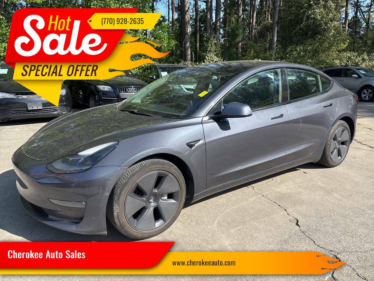 2021 Tesla Model 3 Long Range — Sedan — 79,603 mi — Acworth, GA
