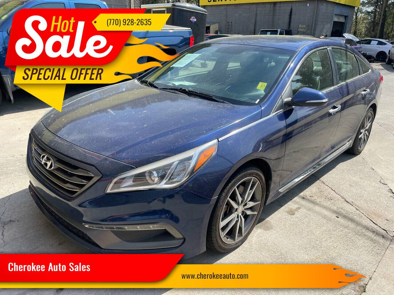 2015 Hyundai Sonata Sport 2.0T — Sedan — 160,387 mi — Acworth, GA