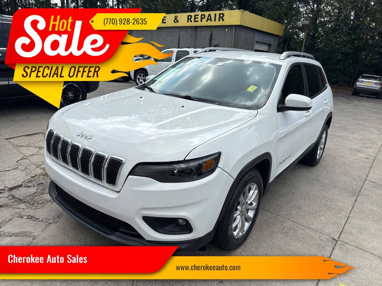 2019 Jeep Cherokee Latitude — SUV — 123,343 mi — Acworth, GA