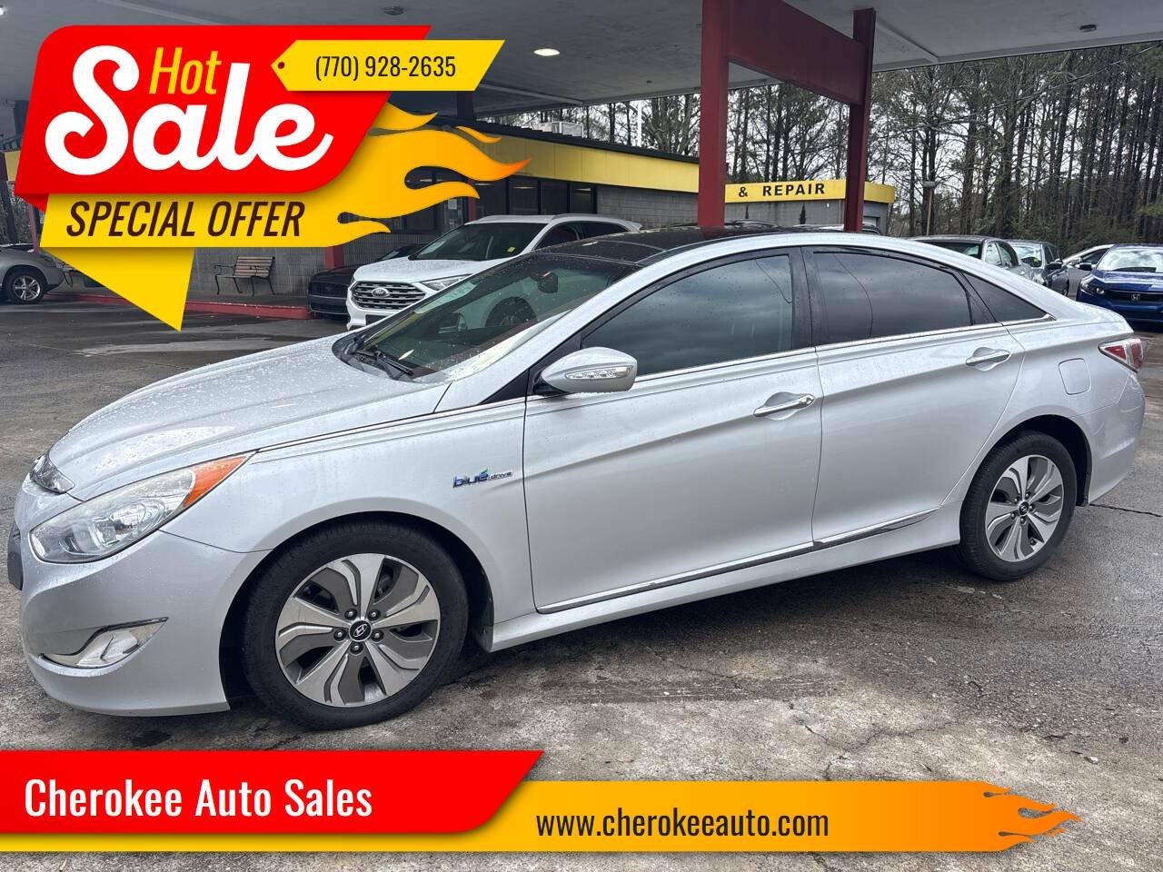 2015 Hyundai Sonata Hybrid Limited — Sedan — 127,402 mi — Acworth, GA