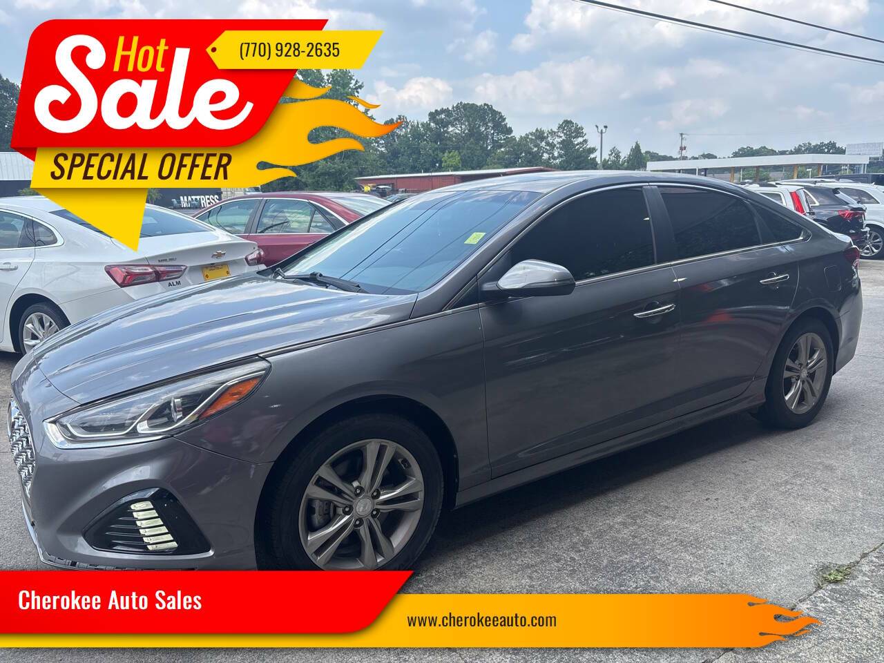 2019 Hyundai Sonata SEL — Sedan — 108,547 mi — Acworth, GA