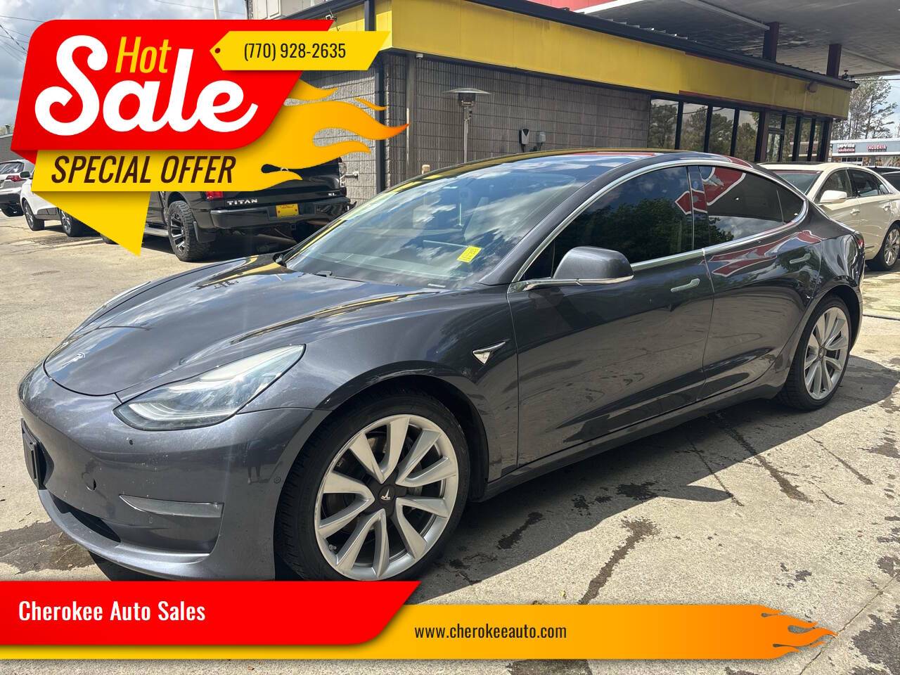 2019 Tesla Model 3 Long Range — Sedan — 117,119 mi — Acworth, GA